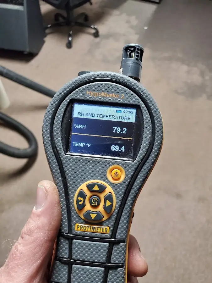 Moisture meter humidity assessment for Mold Remediation & Removal in Fairfax Station